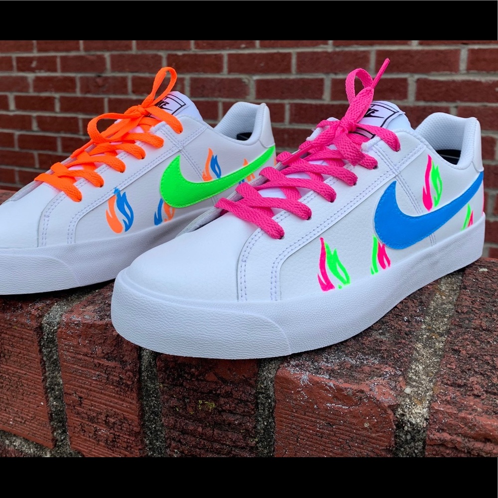Neon Flaming Nike